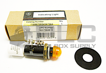 NEW GENERAL ELECTRIC 116B6708G43A73A4 INDICATING LIGHT AMBER 