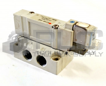 SMC SY5140-5LOZ SOLENOID VALVE .15-.7MPA 24VDC 5 PORT 2-POSITION SY51405LOZ