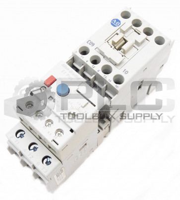 ALLEN BRADLEY 100-C09*10 SER A CONTACTOR W/ 193-EECB SER C OVERLOAD RELAY