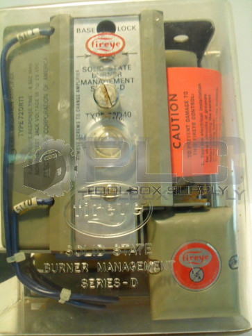 FIREYE PRIMARY SAFETY CONTROL 70D40 WITH RECTIFICATION AMPLIFIER 72DRT1