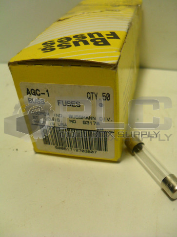 NEW BUSS FUSES AGC-1 LOT OF 51