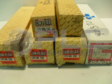 NEW BUSS FUSES AND GOULD SHAWMUT FUSE LOT OF 6 LPS-RK 250 TRS225R LPS-RK 110
