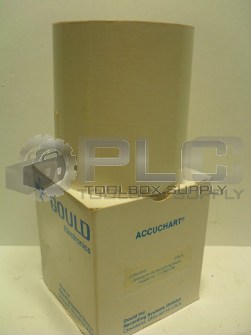 NEW GOULD ACCUCHART 11-2923-38 2 CHANNEL PRESSURE INK RECORDING BLANK