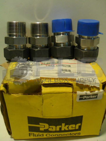 NEW PARKER HANNIFIN MALE CONNECTOR LOT OF 4