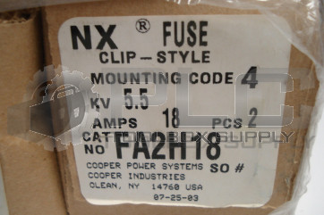 NEW MCGRAW EDISON FUSE FA2H18
