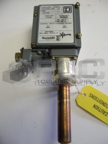 NEW SQUARE D 9025 GZW3-S125 TEMPERATURE CONTROL SWITCH