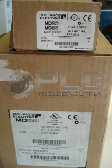 NEW RELIANCE ELECTRIC 6MDDN-1P4102 DRIVE 6MB400P5 WITH 6MD-NM1B