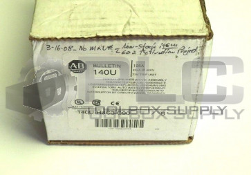 NEW ALLEN BRADLEY 140U-H6C3-C90 CIRCUIT BREAKER, 125 AMP, 3-POLE