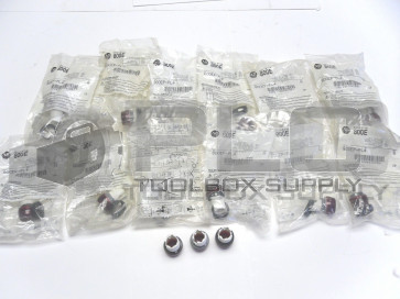 LOT OF 15 NEW ALLEN BRADLEY 800EP-PLA OPTIC PILOT LIGHT