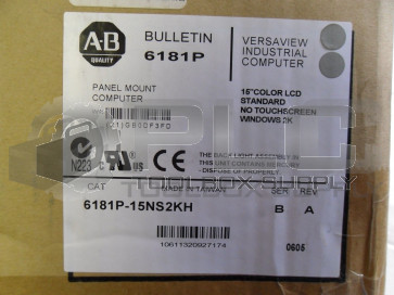 ALLEN BRADLEY 6181P-15NS2KH VERSAVIEW 1500p INDUSTRIAL COMPUTER