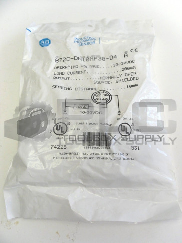 NEW ALLEN BRADLEY 872C-DH10NP30-D4 INDUCTIVE PROXIMITY SENSOR SER. A