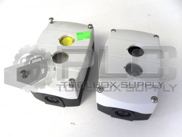 2 NEW ALLEN BRADLEY 800F 2 HOLE ENCLOSURE 800F-2PM