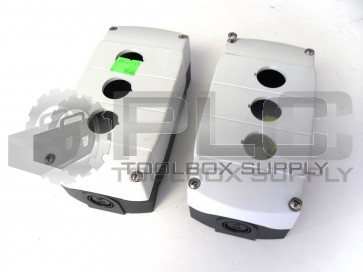 2 NEW ALLEN BRADLEY 800F 3 HOLE ENCLOSURE 800F-3PM