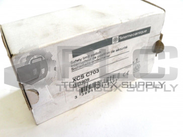 NEW TELEMECANIQUE SAFETY LIMIT SWITCH INTERLOCK MODEL XCS-C703