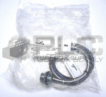 COOPER CROUSE HINDS 5000111-604E THERMOPLASTIC MINI-LINE MALE RECEPTACLE