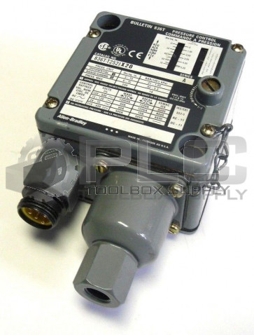 ALLEN BRADLEY 836T-T252JX20 SERIES A BULLETIN 836T PRESSURE CONTROL