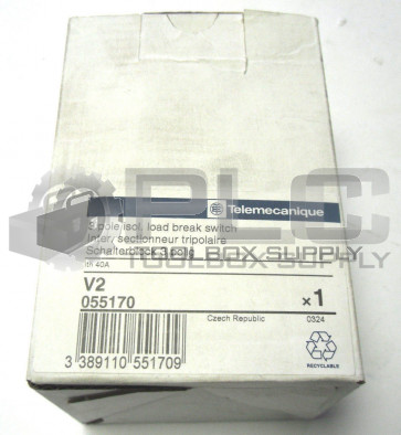 NEW TELEMECANIQUE V2 055170 LOAD BREAKER SWITCH