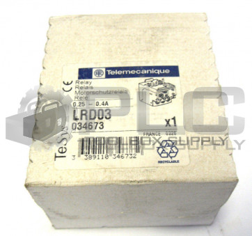 NEW TELEMECANIQUE LRD03 RELAY