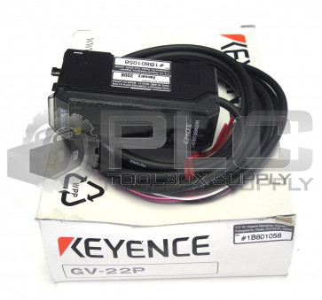NEW KEYENCE GV-22P LASER SENSOR AMPLIFIER DIGITAL CMOS 10-30VDC PNP
