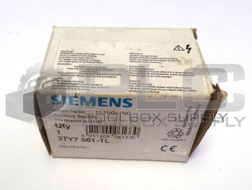 NEW SIEMENS 3TY7 561-1L AUXILIARY SWITCH