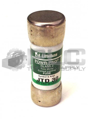 NEW  LITTELFUSE TIME DELAY FUSE JTD 30 600V 30A JTD30