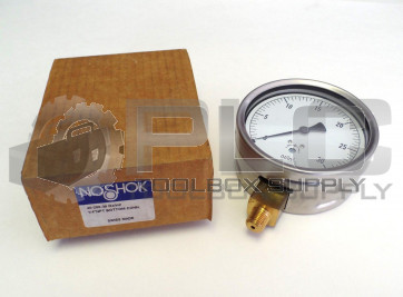 NEW NOSHOK 40-200-30 OZ/IN2 1/4'' NPT BOTTOM CONN. GAUGE