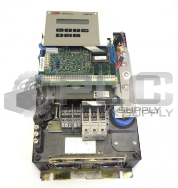 ABB ACS501-005-2-00P2 SAMI GS DRIVE 3PH 440-500VAC/12.6AMP IN 0-500HZ 10HP OUT