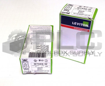 NEW LEVITON M7899-W 20AMP 125V SMARTLOCK GFCI RECEPTACLE LOT OF 2