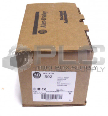 NEW ALLEN BRADLEY 592-COV4 SERIES B NEMA EUTECTIC ALLOY OVERLOAD RELAY
