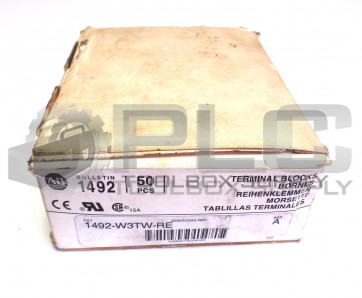NEW ALLEN BRADLEY TERMINAL BLOCKS 1492-W3TW-RE (50PCS)