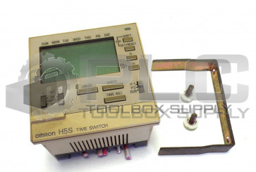 OMRON H5S-B TIME SWITCH WITH MOUNTING BRACKET & SCREWS H5S
