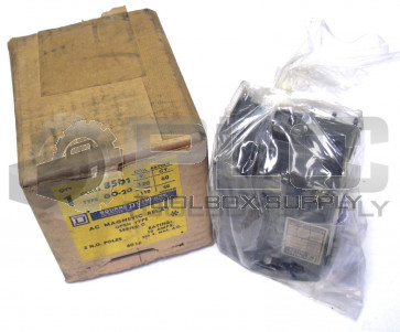 NEW SQUARE D 8501 G0-20 AC MAGNETIC RELAY SERIES C