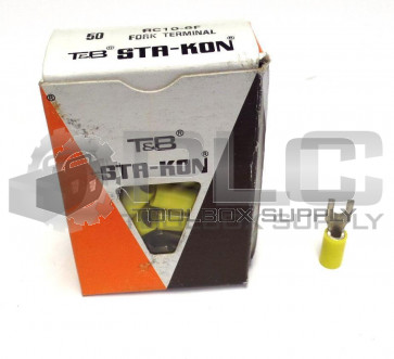 NEW 50PC THOMAS & BETTS RA10-6F