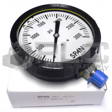 NEW SPAN LFS312-3000-PSI-G 0-3000 PSI 1/4" 1541214