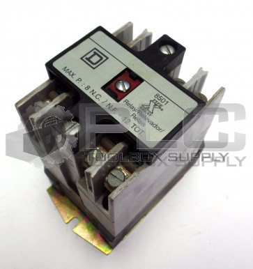 NEW SQUARE D 8501X040 AC CONTROL RELAYS SER A