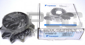 NEW TSUBAKI H100B10 10 TEETH 1 - 3/4" SPROCKET