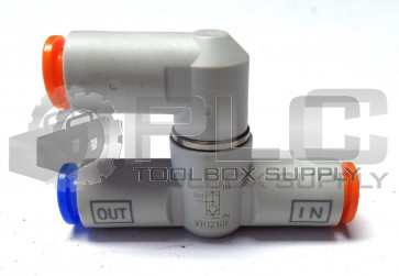 NEW SMC VR1210F-07 SHUTTLE VALVE WITH ONE TOUCH FIT
