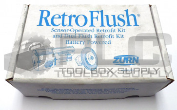 NEW RETRO FLUSH SENSOR OPERATED DUAL FLUSH ZRK-U-1.5 1.5 GPF BATTERY POWERED