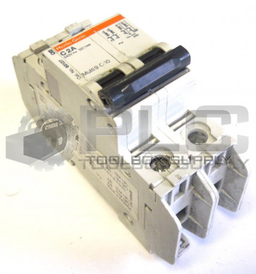 MERLIN GERIN 60137 C2A CIRCUIT BREAKER 2AMP 240V C-CURVE 2POLE