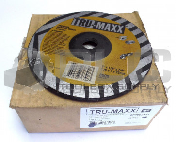 NEW TRU MAXX GRINDING WHEEL 7'' X 1/4'' X 7/8'' STEEL STAINLESS 860 RPM QTY 9