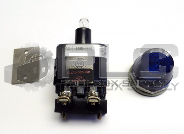 NEW ALLEN BRADLEY 800H-PK16 BLUE HEAVY DUTY PILOT LIGHT 120V SERIES B 800H-PK16B