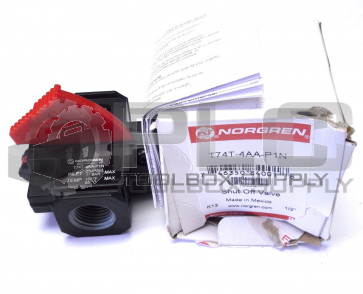 NEW NORGREN T74T-4AA-P1N VALVE,SHUT OFF,PTF