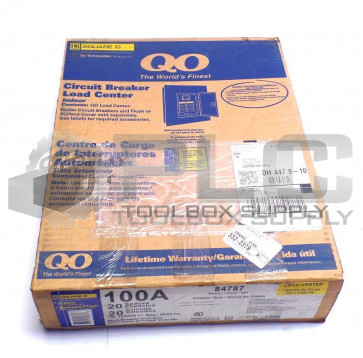 NEW SQUARE D QO120M100 84787 SERIES S01 100A INDOOR CIRCUIT BREAKER LOAD CENTER