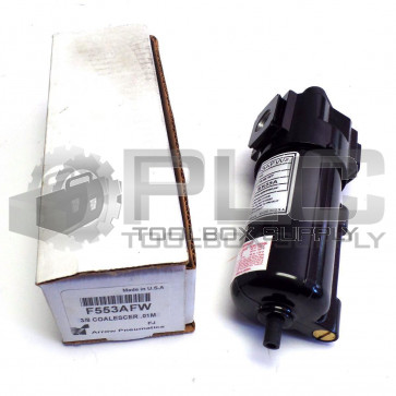 NEW ARROW PNEUMATICS F553AFW 3/8 COALESCER .01M