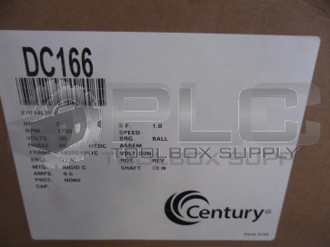 NEW CENTURY DC166 C145D17FZ2A 143TC145TC 2HP 180V DC PERMANENT MAGNET MOTOR