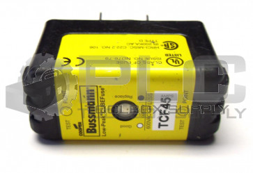 NEW BUSSMAN COOPER TCF45 LOW-PEAK CUBEFUSE 600VAC OR LESS DUAL ELEMENT