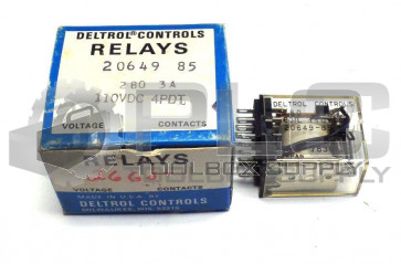 NEW DELTROL CONTROLS 20649-85 RELAY