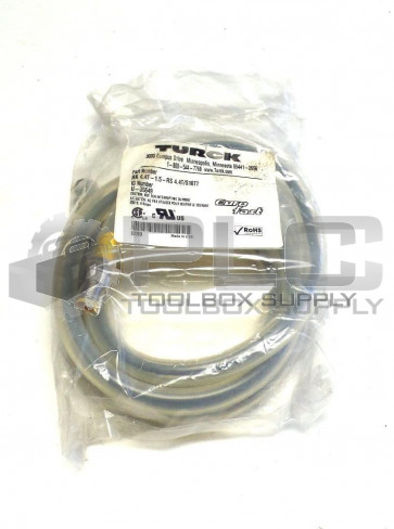 NEW TURCK RK4.4T-1.5-RS4.4T/S1077 EUROFAST MOLDED CORDSET
