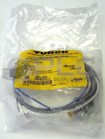 NEW TURCK FS 4.5-0.5/14.5/NPT (U0912-35) EUROFAST RECEPTACLES