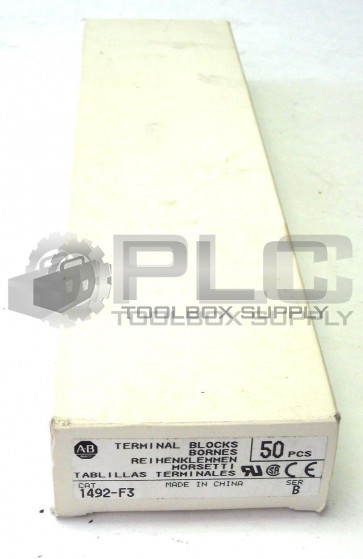 NEW ALLEN BRADLEY 1492-F3 SERIES B TERMINAL BLOCKS 50 PCS